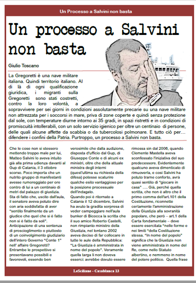Immagine di Un processo a Salvini non basta